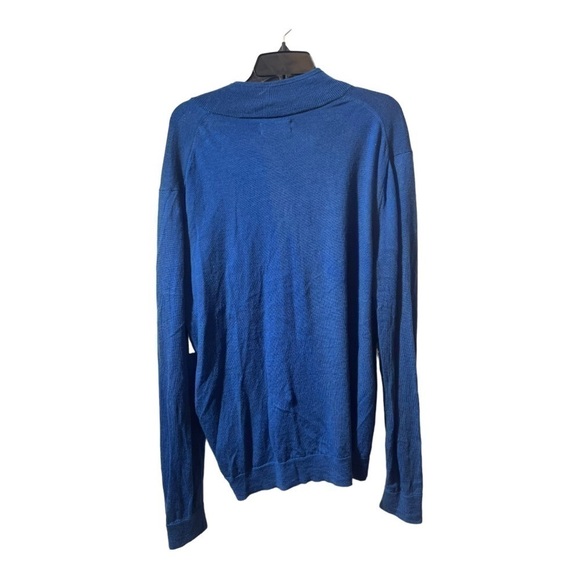 nordstrom Merino Mens sweater in bright blue - Picture 2 of 11